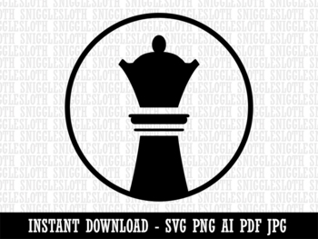 Download Chess Board with King and Queen Pieces PNG Online