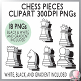 Chess Pieces Clipart Set - High-Res PNGs