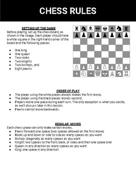 Chess Printable Board Game (Editable Google Slides) by ROOMBOP | TpT