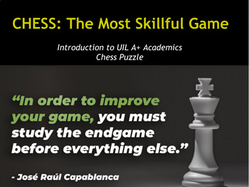 Uil chess puzzles (Practice Test)