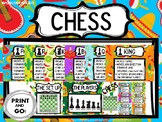 Chess- Rules for Each Piece & Set Up (Bulletin Board & Stu