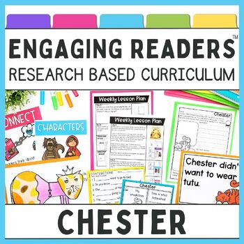 Preview of Chester by Melanie Watt Read Aloud Comprehension Lessons & Activities for K-2