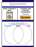 Distance Learning Chester's Way Compare and Contrast HyperDoc