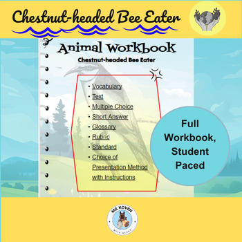 Preview of Chestnut-headed Bee Eater: Interactive, Student Paced Lesson Middle School