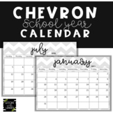 Chevron 2023-2024 School Year Calendar