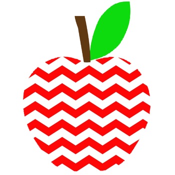 Download Chevron Apple Clipart Worksheets Teaching Resources Tpt