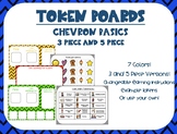 Chevron Basics Token Boards 3&5 piece! For Special Educati