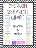 Chevron Behavior Chart (Spanish & English)