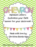 Chevron Buntings- Customize Your Own Banner!