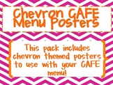 Chevron CAFE Menu Posters