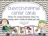 Chevron Center Cards