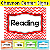 Chevron Theme Editable Centers Signs