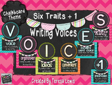 Chevron Chalkboard Six Traits of Writing Voices