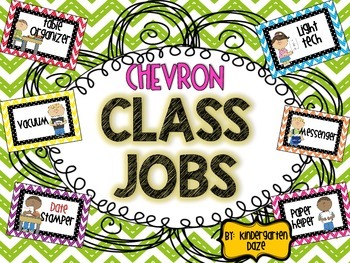 Preview of Chevron Classroom Jobs