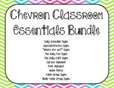 Chevron Classroom Essentials Bundle