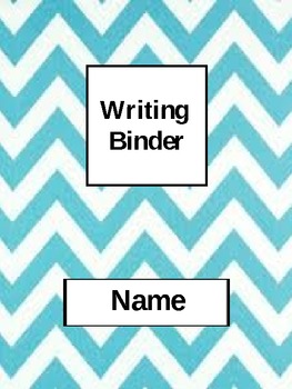 Preview of Chevron Editable Binder Covers