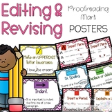 Editing & Proofreading Marks Writing Posters