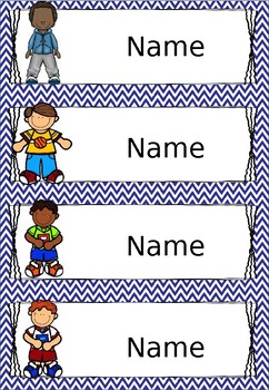 Chevron Name Labels by Learning with Miss P | TPT
