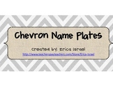 Chevron Name Plates