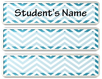 Preview of Chevron Name Tag