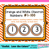 Chevron Numbers {Orange Numbers 1-100}