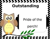 Chevron Owl Behavior Chart