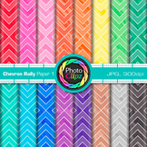 Chevron Rally Digital Paper Clipart: 16 Rainbow Background
