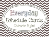 Chevron Schedule Cards