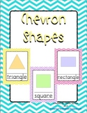 Multi Color Chevron Shape Posters