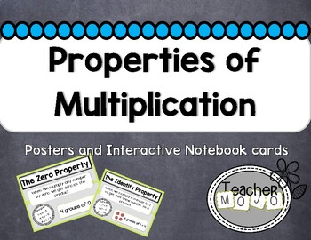 Preview of Properties of Multiplication Poster Set