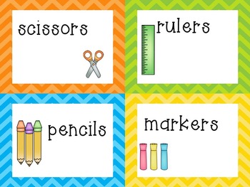 Classroom Supply Labels Back to school by 1st Grade Salt Life | TPT