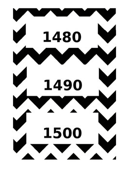 Preview of Chevron Timeline Cards