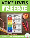 Classroom Voice Levels Poster - FREE