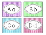 Chevron Word Wall Labels