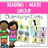 Guided Reading Groups Rotation & Math Station Organization