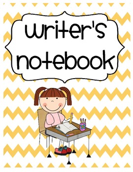 Chevron Writer's Notebook / Writing Folder Covers by Carly Collyge