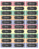 Chevron and Chalkboard Labels - 2 sizes - EDITABLE