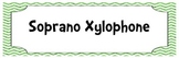 Chevron and Polka Dot Orff Instrument Labels (Xylo, Glock,