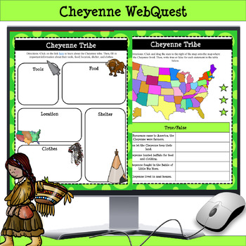 Preview of Cheyenne Native Americans WebQuest