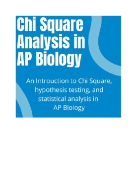 Preview of Chi Square Lab for AP Biology