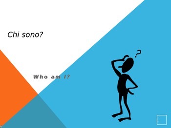 Preview of Chi sono io? Powerpoint