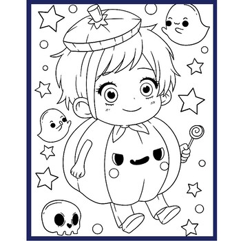 Chibi Colouring Pages Printable for Free Download