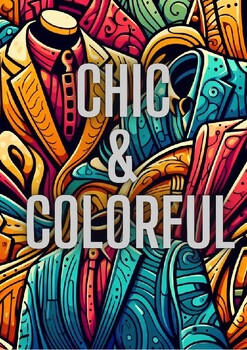 Preview of Chic & Colorful :  Fashionable Coloring Adventure