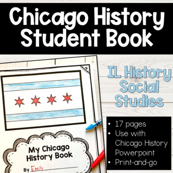 Preview of Chicago History Book for meeting Social Studies History Standards in Illinois!