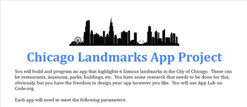 Preview of Chicago Landmarks App Project