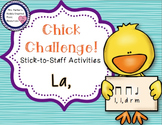 Chick Challenge Melody Game and Activities: Low La