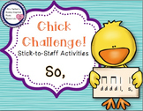 Chick Challenge Melody Game and Activities: Low So