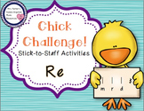 Chick Challenge Melody Game and Activities: Re