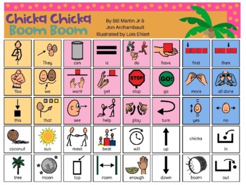 Preview of Chick Chicka Boom Boom Board