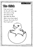 Chick & Egg Poems (Easter Poems)